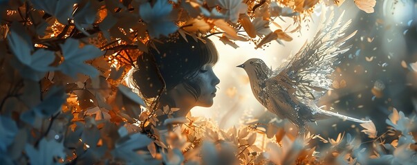 Craft a die-cut image that symbolizes a characters entrance into the narrative, capturing the anticipation and impact of this pivotal 