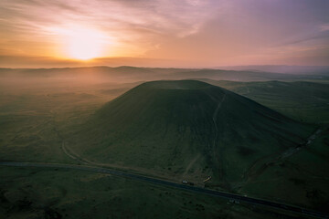 Volcanoes on the grasslands of Inner Mongolia