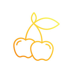 Cherry vector icon