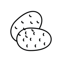 Potato vector icon