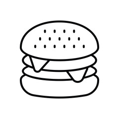 Burger vector icon