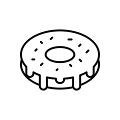 Doughnut vector icon