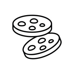 Cookie vector icon