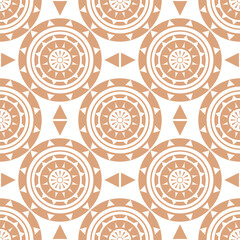 Geometric Seamless pattern with circles