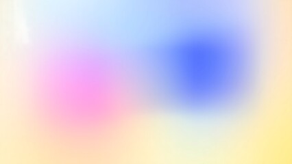 Blurred gradient background in blue, pink, and yellow hues. Perfect for vibrant and modern designs, digital presentations, and social media posts.