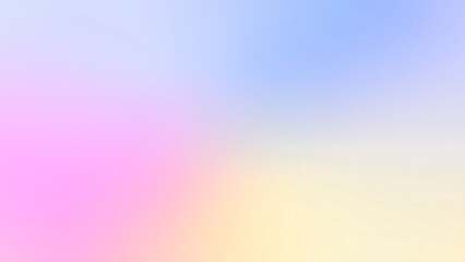 Blurred gradient background in blue, pink, and yellow hues. Perfect for vibrant and modern designs, digital presentations, and social media posts.