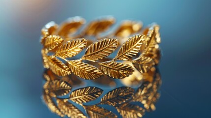 Gold Leaf Ring