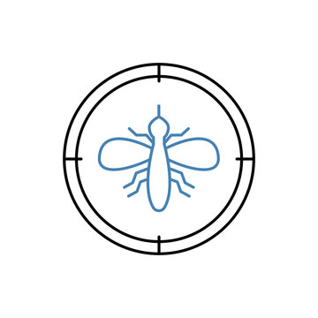 recommend clip art: mosquito concept line icon. Simple element illustration.mosquito concept outline symbol design.