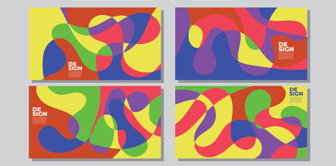 Abstract colorful psychedelic pop art background for summer