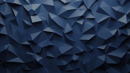 Obraz premium Elegant dark blue polygonal pattern with a luxurious feel, perfect for a modern backdrop or stylish design project.