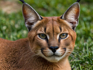 Fototapeta premium closed up caracal