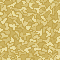 chaotic shapes. vector seamless pattern. sandy brown repetitive background. fabric swatch. wrapping paper. decorative art. continuous design template for textile, home decor, linen