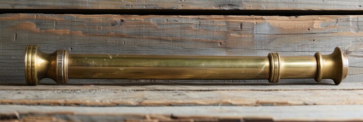 Naklejka premium Antique Brass Telescope