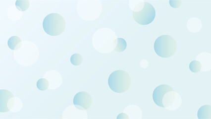 水玉グラデーションの背景/ブルー
