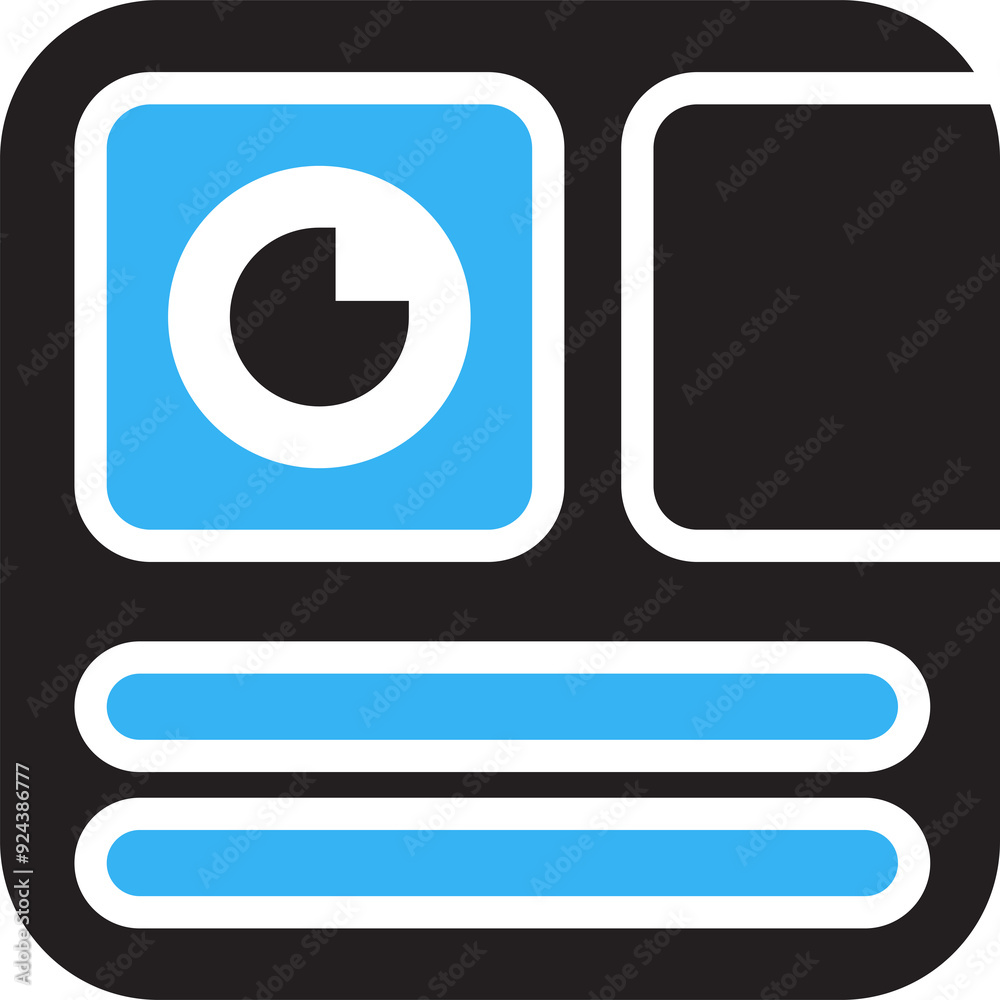 Sticker Camera Icon Illustration