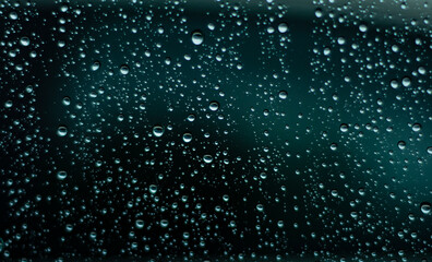 rain drops on a glass