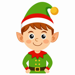 Christmas elf Sublimation Design isolated art vector design