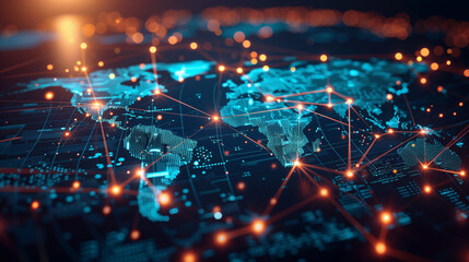 Obraz premium Golden wheat field illuminated by the warm glow of the setting sun