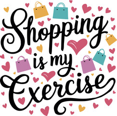 Shopping t shirt design 