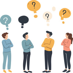 People with Question Marks