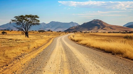 Gravel roads and beautiful views