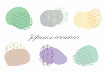 淡い色合いの和風素材