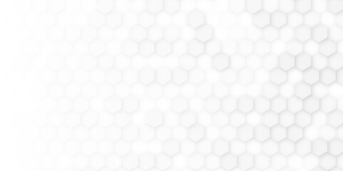 On a white sheet of geometric hexagonal figures in the form of honeycombs. Texture or background, bees hive cells pattern. Bee honey shapes. 