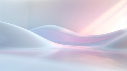 Naklejka premium Elegant Abstract Backdrop with Soft Gradient and Light Palette, Ideal for Creative Overlays and Design Projects.