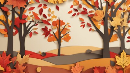 autumn tree in the park