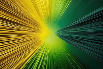 Obraz premium A Vivid Gradient Void from Golden Yellow to Deep Forest Green in a Bold Avant-Garde Style