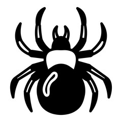 Spider Insect Solid Black