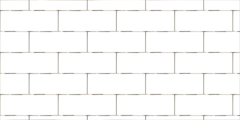 Fototapeta premium Vector White brick wall background. architecture construction stone block brick wallpaper. seamless building cement concrete wall grunge background. 