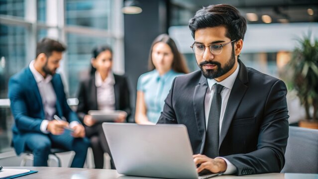 Indian HR specialist developing and implementing a talent acquisition strategy.
