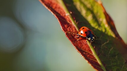 ladybug on a leaf
