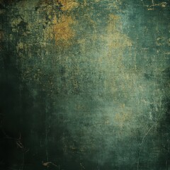 Fototapeta premium Dark grunge textured background with teal and black tones, distressed surface 