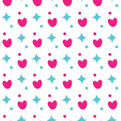 Pattern romance follow. web heart romance. vector illustration	 
