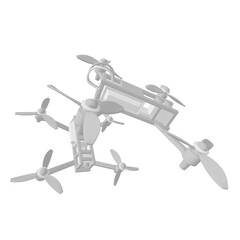 FPV Drone Racing freestyle sport flight. Hobby toys