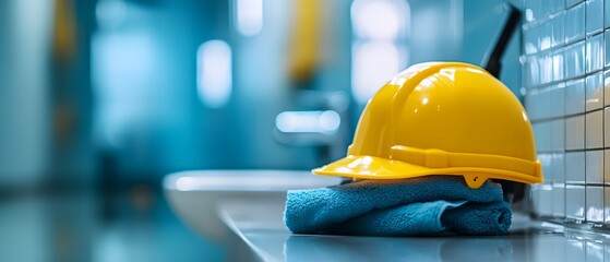 Specialized safety equipment sanitation tools and cleaning protocols ensure health protection and workplace hygiene in industrial construction and engineering environments