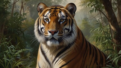 Fototapeta premium Siberian Tiger (Panthera tigris altaica)