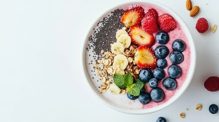 Top view of a salad with mixed greens, roasted beets, and goat cheese on a white ceramic plate.