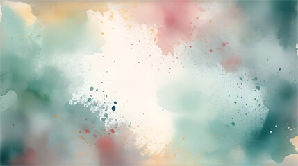 Fototapeta premium Elegant colors smooth watercolor splash background