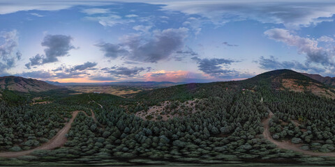 360 great views in blue cedar forests