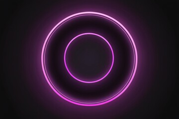 Neon Circle Minimalist