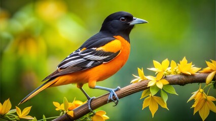 Fototapeta premium oriole bird image background