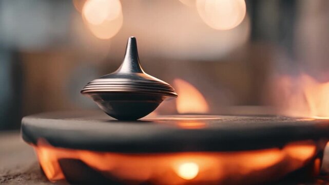 a top that spins quickly