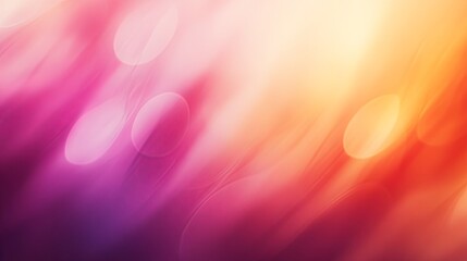 Abstract blurred gradient background with a soft blur of tangerine, cranberry, and medium purple colors, ideal for adding a touch of elegance and warmth