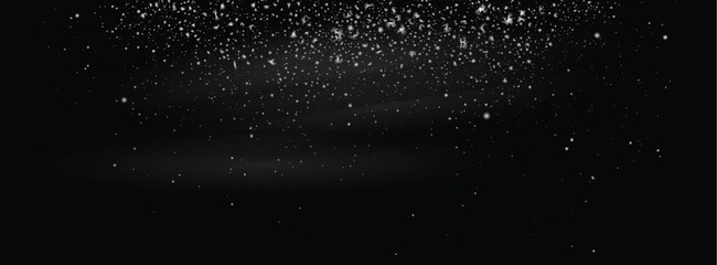 Vector snowflakes illustration snowfall falling snow background