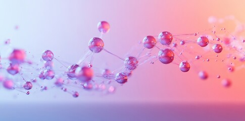 An organic-shaped graph features a fluid network of connections with axis points seamlessly embedded within a soft gradient background.