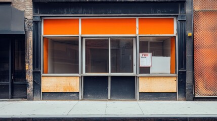 An empty storefront with For Lease signs, the result of a failed business
