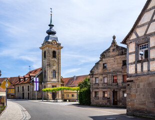 Fototapeta premium Historic old town of Lichtenau
